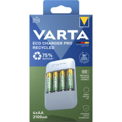 Ładowarka Varta Eco Charger Pro Recycled 4x AA 2100mAh