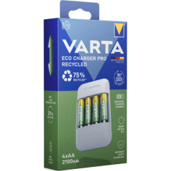 Ładowarka Varta Eco Charger Pro Recycled 4x AA 2100mAh