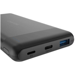 Powerbank Canyon PB-1009B,10 000mAh Li-pol, In USB-C+Lightning, Out USB-C PD 20W+1xUSB-A QC 3.0