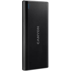 Powerbank Canyon PB-108B,10000mAh Li-pol,In MicroUSB+Lightning, Out 2xUSB-A