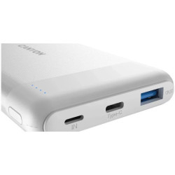 Powerbank Canyon PB-1009B,10 000mAh Li-pol, In USB-C+Lightning, Out USB-C PD 20W+1xUSB-A QC 3.0