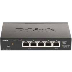 Switch D-Link DGS-1100-05PD V2 5-Port Gigabit PoE Smart