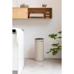 Kosz na śmieci Brabantia Touch Bin New 30 l, soft beige