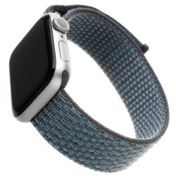 Pasek wymienny FIXED Nylon Strap na Apple Watch 42/44/45/49 mm - temně šedý