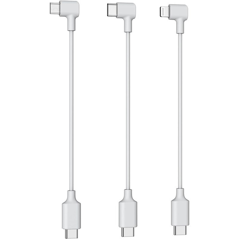 Kabel Potensic micro USB, USB-C, Lightning, 3ks