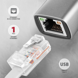 Karta sieciowa Axagon USB-C 3.2 Gen 1 - Gigabit Ethernet