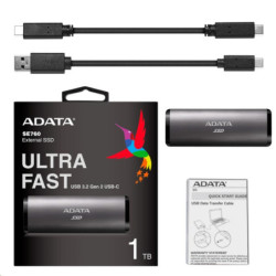 zewnętrzny dysk SSD ADATA SE760 1TB