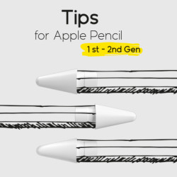 Kolce doodroo pro Apple Pencil 1st-2nd Gen, 3 ks