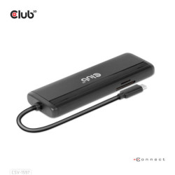 Stacja dokująca Club3D USB- C, 1xHDMI, 1x DisplayPort, Travel Dock