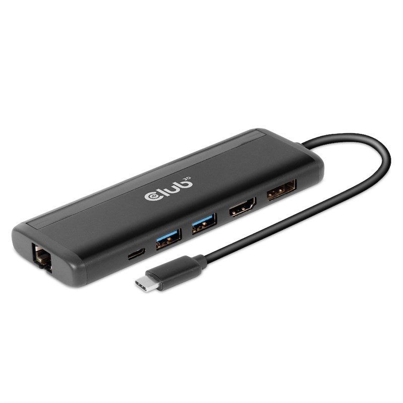 Stacja dokująca Club3D USB- C, 1xHDMI, 1x DisplayPort, Travel Dock