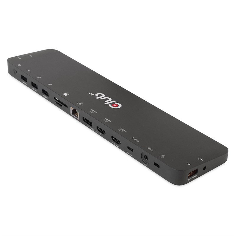 Stacja dokująca Club3D USB-C, Triple Display DP, PD Charging Dock 120 W