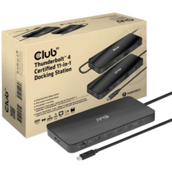 Stacja dokująca Club3D Thunderbolt 4, 3xUSB-C, 3xUSB-A, PD