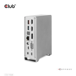 Stacja dokująca Club3D USB-C, Triple Display DP 1.4, PD Charging Dock 120 W