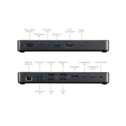 Stacja dokująca Club3D 16v1 ThunderBolt 4, 2xThunderbolt/3xDP/2xHDMI/3xUSB/RJ45/SD-TF Karta/1xUSB-C 150W PD