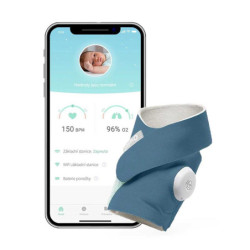 Inteligentna skarpeta Owlet Smart Sock 3 - Bedtime Blue - EU