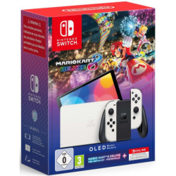 Konsola do gier Nintendo SWITCH OLED + Mario Kart 8 Deluxe + Nintendo SWITCH Online předplatné na 12 měsíců