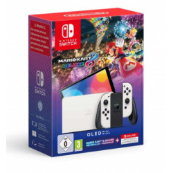 Konsola do gier Nintendo SWITCH OLED + Mario Kart 8 Deluxe + Nintendo SWITCH Online předplatné na 12 měsíců