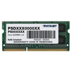 Moduł pamięci SODIMM Patriot 8GB DDR3L 1600MHz CL11