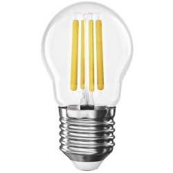 Żarówka LED EMOS Filament mini globe, 5,9W, 806lm, E27, teplá bílá