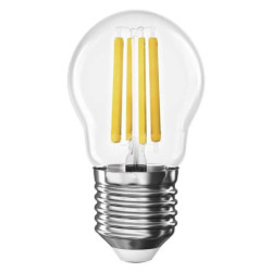 Żarówka LED EMOS Filament mini globe, 5,9W, 806lm, E27, teplá bílá