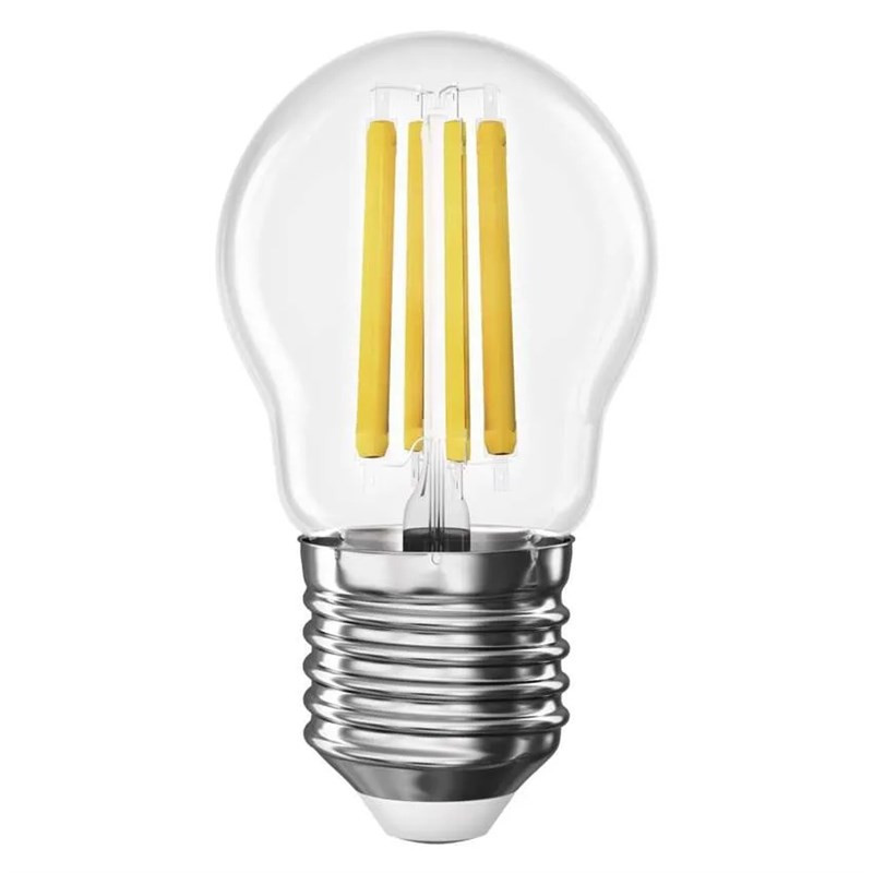 Żarówka LED EMOS Filament mini globe, 5,9W, 806lm, E27, teplá bílá