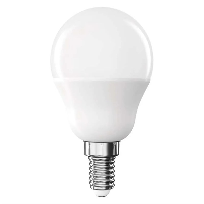 Żarówka LED EMOS Classic mini globe, 4,2W, 470lm, E14, studená bílá