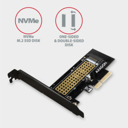 Řadič Axagon PCEM2-N - M.2 NVMe M-key slot