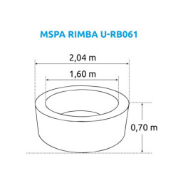 Jacuzzi MSpa Rimba U-RB061 11400252