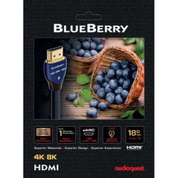 Kabel AUDIOQUEST HDMI 2.0 BlueBerry, 3 m