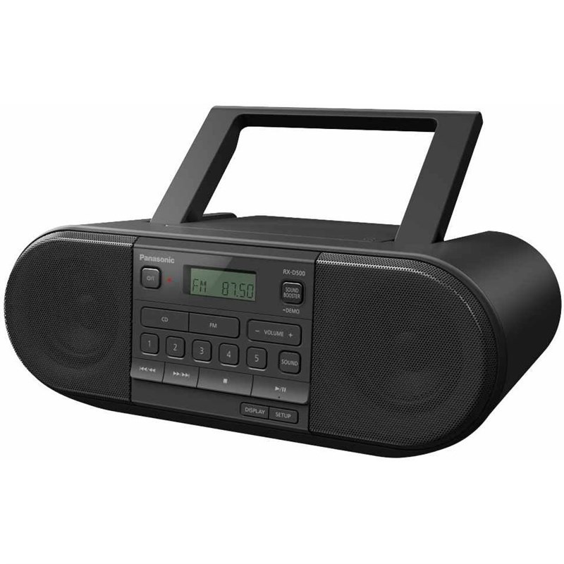 Radio z CD Panasonic AV RX-D500EG-K