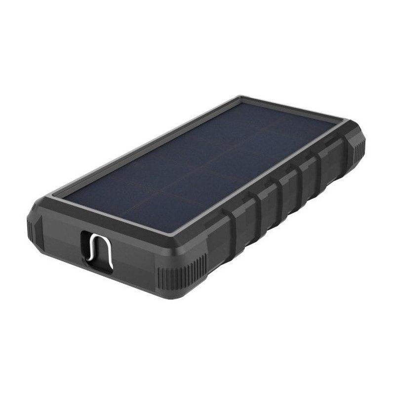 Powerbank Viking W24W 24000 mAh, solarny outdoorowy - černá