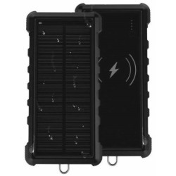 Powerbank Viking W24W 24000 mAh, solarny outdoorowy - černá