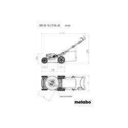 Kosiarka Metabo RM 36-18 LTX BL 46,ASC 145 Duo (s baterií)