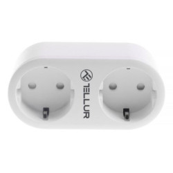 Gniazdko Smart Plug Tellur WiFi Smart Dual, 16A, 3680W