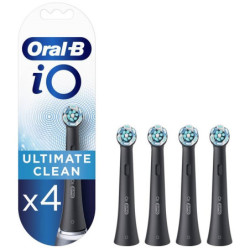 Wymienne szczoteczki Oral-B iO Ultimate Clean Black 4 ks