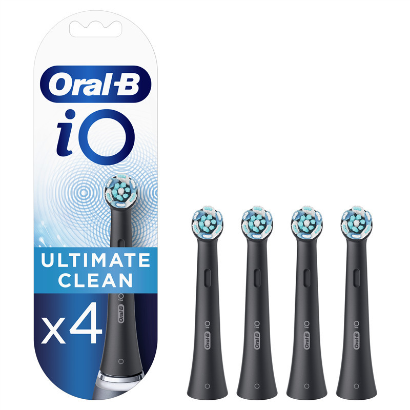 Wymienne szczoteczki Oral-B iO Ultimate Clean Black 4 ks