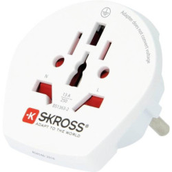 Adapter podróżny SKROSS , biały