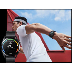 Inteligentny zegarek Huawei Watch GT 3 46 mm (Active) - Black + Black Fluoroelastomer Strap