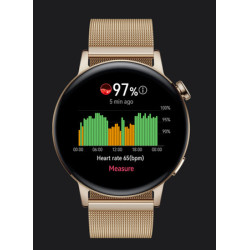 Inteligentny zegarek Huawei Watch GT 3 46 mm (Active) - Black + Black Fluoroelastomer Strap