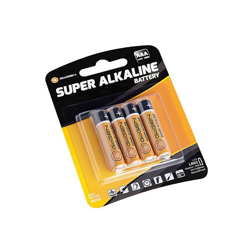 Baterie alkaliczne GoGEN AAA, LR03 ALKALINE 4, 4 szt.