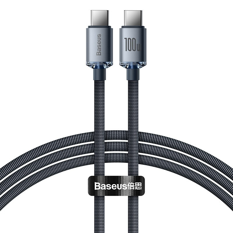 Kabel Baseus Crystal Shine Series USB-C/USB-C 100W 1,2m