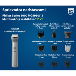 Trymer wielofunkcyjny Philips - bílá MG5930/15