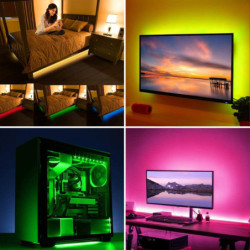 Taśma, pasek LED Solight WIFI smart RGB pásek pro TV, 4x50cm, USB