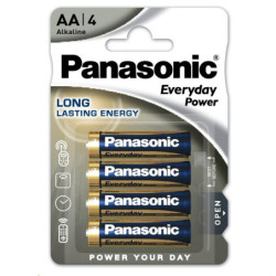 Baterie alkaliczne Panasonic AA, LR6, Everyday, blistr 4 szt.