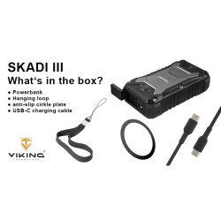 Powerbank Viking SKADI III, 30000 mAh, bezdrátové nabíjení