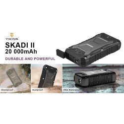 Powerbank Viking SKADI II, 20000 mAh, bezdrátové nabíjení