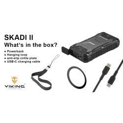 Powerbank Viking SKADI II, 20000 mAh, bezdrátové nabíjení