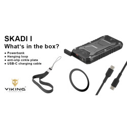 Powerbank Viking SKADI I, 10000 mAh, bezdrátové nabíjení