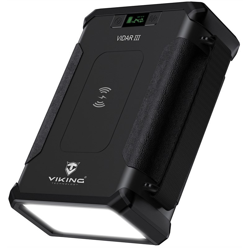 Powerbank Viking VIDAR III, 96000 mAh, bezdrátové nabíjení