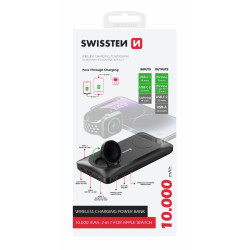 Powerbank Swissten 10 000 mAh, 2v1 Apple Watch a MagSafe